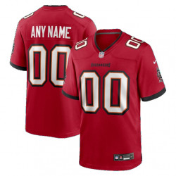 Men's Custom Game Jersey Nike Tampa Bay Buccaneers  - RED