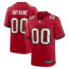 Men's Custom Game Jersey Nike Tampa Bay Buccaneers  - RED