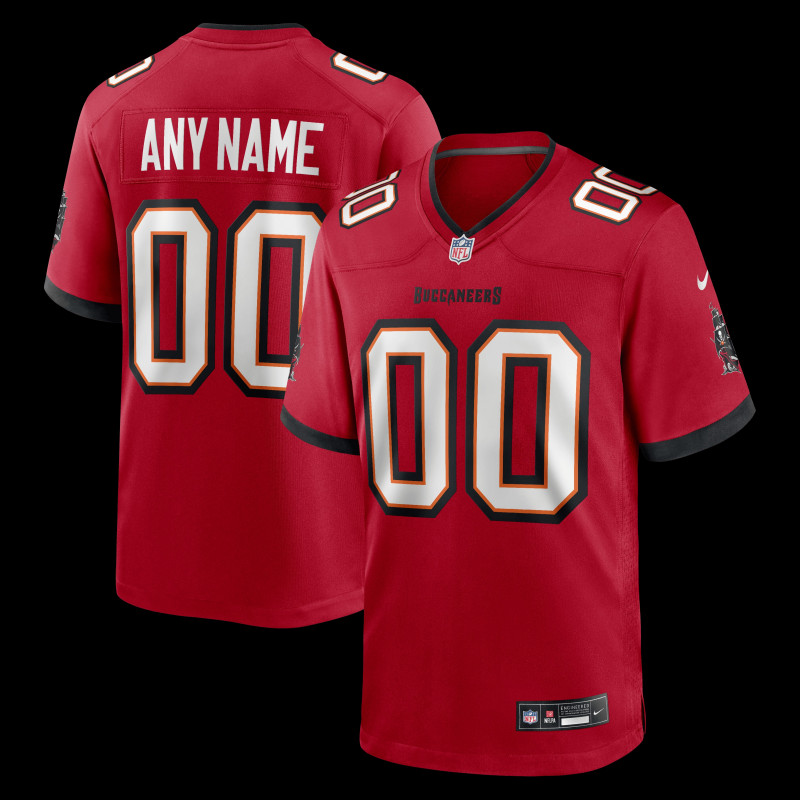 Youth Custom Game Jersey Nike Tampa Bay Buccaneers  - RED